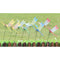50pcs Beautiful Blue Dragonfly Stakes Garden Potted Plant Flower Pot Decor