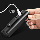2Pcs USB Rechargeable Bike Light LED Bicycle Head Light Night Flashlight