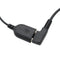 2 Meters Earphones Cable Extension Double Orifice K Walkie Talkie