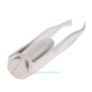 Stainless Steel LED Light Eyebrow Clamps Tweezer Clip Eyelash Hair Removal Tool