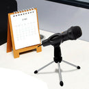 Adjustable metal tripod desktop table microphone clip holder stand