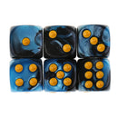 100x Acrylic Round Corner Dice Six Sided D6 12mm for Card Game Accessories