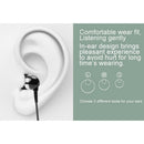 Bluetooth Headset Headphone Clip-on Earphone Sport Universal Earpiece Black
