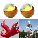 2 Pieces Garden Sphere Stainless Steel Gazing Ball Set, 150mm / 5.9inch