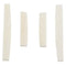 2 Sets of 4pcs 6 String Acoustic Guitar Bone Bridge Saddle and Nut Made of