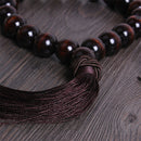 Fashion Car Interior Decor Rear View Mirror Hanging Decorative Wooden Beads