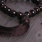 Fashion Car Interior Decor Rear View Mirror Hanging Decorative Wooden Beads
