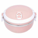 1 Layer Stainless Steel Thermal Insulated Lunch Box Food Container Round
