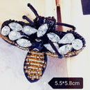 Handmade Rhinestone Bead Patches Bees Cool Fashion Sew On Crystal Beaded Pa