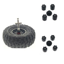 8Pieces Alum RC Car Wheel Rim Center Cap For
