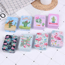Flower Tin Trinket Coin Box Jewelry Storage Case Gifts Packing 90x65x25mmB Gw