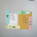 3Pcs /Set Fresh Cute Cactus Magnetic Bookmarks Stationery Office School Supplies
