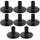 8Pcs Cymbal Sleeves 8PCS 38x26mm Black Drum Cymbal Sleeves Replacement for