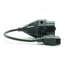 1X(Obd Obd Ii Adapter For Bmw 20 Pin To Obd2 16 Pin Female Connector E36 E3
