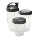 3Pcs Replacement Cups 32 Oz Colossal +24 Oz Tall +18oz Small Cup+3 Lids For