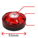 Auto Emergency LED Flashing Light Ceiling Vehicle Haze Strobe Warning Lamp Red