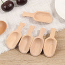 5Pcs 8cm Wooden Scoops Bath Salt Spoon Candy Flour Spoon Scoops Kitchen Uten Hn