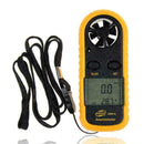 Mini LCD Wind Speed Gauge Air Velocity Flow Meter Digital Thermometer 2019 K9I0