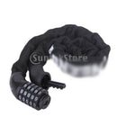 5 Digit Combination Bike Bicycle Steel Chain Coded Lock Black