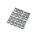 20 pcs Mini USB Type B Female Port 5-Pin 180 Degree SMD SMT PCB Jack  LJ