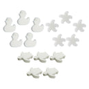 15pcs White Oil Absorbing Scum Sponge Scum Absorber Cleaners Cleaning Tools