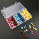 120PCS Nylon Wire Terminal Insulated Crimp T shape with Brass Conductor