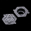 1Pcs Plastic Clear Lotus Soap Candle Mold DIY Handmade Soap Moulds, 90 x 77 x
