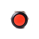 Mini Round Red 5 pcs Momentary On/Off Push Buttons Horn Switch for Car Auto WM