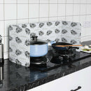 1Pcs Kitchen Grease Aluminum Foil Insulation Block Oil Splash Board Cooking U1W3