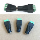 DC Power Male 5.5 x 2.1mm Jack Adapter Cable Plug Connector for CCTV / SLS