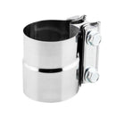 2.25'' to 2.5" Stainless Steel Exhaust Clamp Lap Joint Band for Catback Muffler