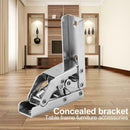 90 Degree Folding Door/Shelf Hinge Invisible Furniture Bracket Table Holder A