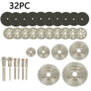32pcs Circular Saw Blade Cut-Off Grinding Wheel Diamond Metal Cutting Discs