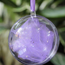 10pcs Clear Fillable Candy Box Christmas Bauble Xmas Tree Ball Ornament Decor TE