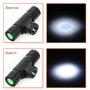 L2LED Headlight Zoomab Head Outdoor Sport Headlamp Camping Fishing Hunting USB3C