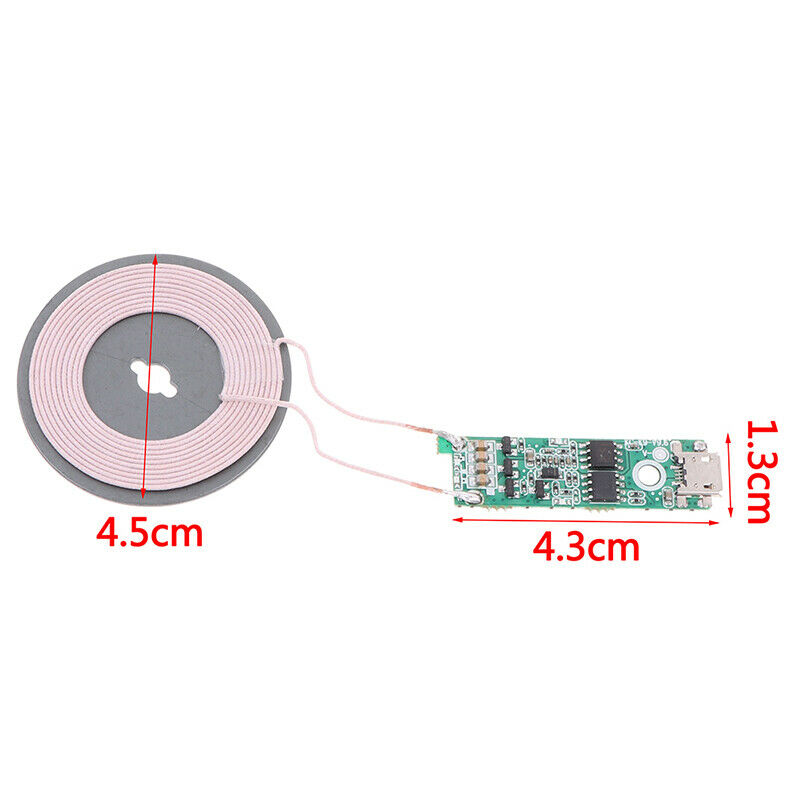 1pc universal portable 5W wireless charger transmitter module coil circuit boalj