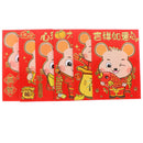 6pcs/Set Rat Year Red Envelope Chinese Tradition New year Red Envelope Gift FT