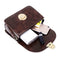 Women Crossbody Bags Leather Fashion Small Shoulder Handbag (Dark Brown) A#S