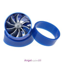 64mm Car Turbo Turbine Charger Air Filter Intake Gas Fuel Saver Single Fan Vent