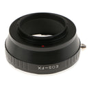 Metal Adapter Ring for Canon EOS EF EF-S Lens To  FX Camera Body X-Pro1 Black