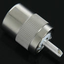 5X(UHF PL259 SO239 male twist-on connector RFC400 RG8 RF Coaxial adapter coX7H2)