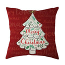 Linen Merry Christmas Print Pillow Case Sofa Car Throw Cushion Covers (529)