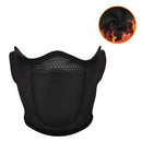 Winter Cycling Face Cover - Cold Weather Half Balaclava for Running, Skiing,