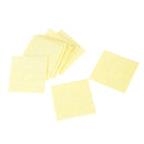 10Pcs Soldering Iron Yellow Cleaning Sponge Cleaner for Electric Welding 6*6CM&