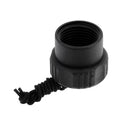 Bulk 2 Universal DIN Tank Valve Threaded Dust Plug Protector Cap & Rope for