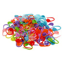 100pcs Locking Stitch Marker Lock Pins Plastic Ring Markers for Knitting