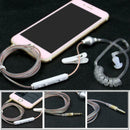 Mobile Phone vacuum tube monaural earhpone Anti Radiation Headset With Whea K7Y9