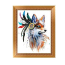DIY 5D Diamond Embroidery Painting Fox Cross Stitch Craft Home Decor