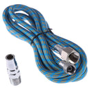 6FT(1.8m) Airbrush Air Hose Tool 1/8"-1/4" Adaptor fitting Coupling - OZ