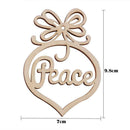 6PCS Christmas Tree Wooden Hanging Ornaments Decoration Hot Xmas Gift 2019 New